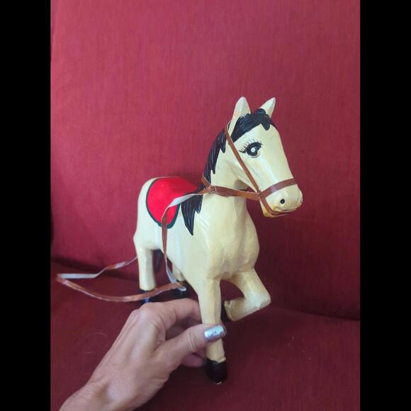Handmade vintage horse - Picture 2 of 7